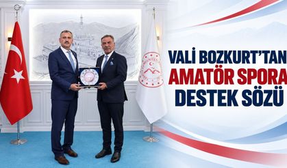Vali Bozkurt Amatör Sporun Taleplerini Dinledi
