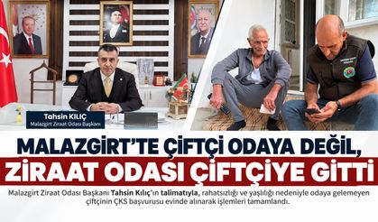Malazgirt’te Çiftçi Odaya Değil, Ziraat Odası Çiftçiye Gitti
