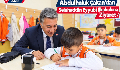 Abdulhaluk Çakan'dan Selahaddin Eyyubi İlkokuluna Ziyaret