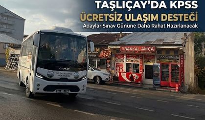 Taşlıçay Belediyesi’nden KPSS Adaylarına Ücretsiz Ulaşım Kolaylığı