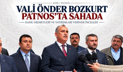 VALİ ÖNDER BOZKURT SAHADA, HİZMETİN NABZI YERİNDE TUTULUYOR