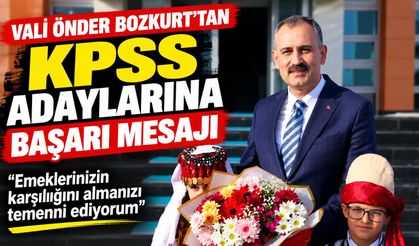 Ağrı Valsi Bozkurt'tan Başarı Mesajı