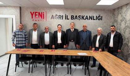 Yeni Parti Ağrı Teşkilatlarından Ali Bayram’a Güçlü Destek
