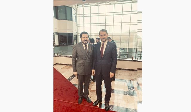 Ağrı Belediye Başkanı Sayan, Maliye Bakanı Albayrak'ı Ziyaret Etti