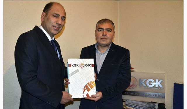 Genç Parti Ardahan İl Başkanı Çoban'dan, KGK Ardahan İl Temsilciliğine Ziyaret