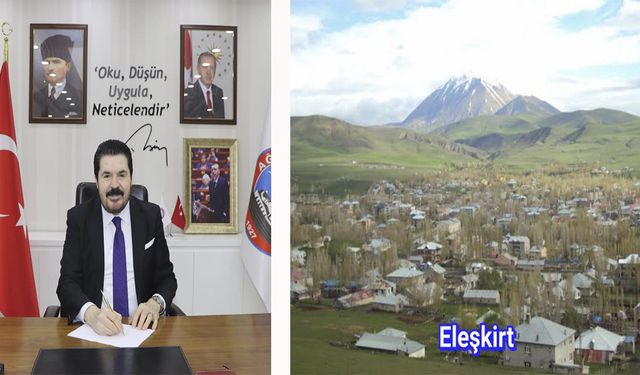 Başkan Savcı Sayan'dan Eleşkirt'in 102. Kurtuluş Yıl Dönümü Mesajı
