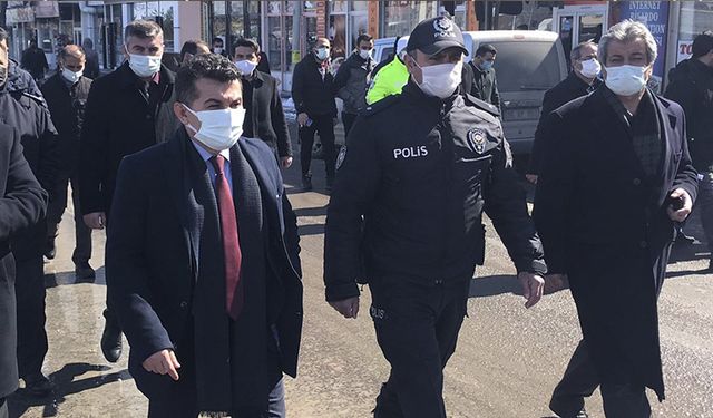 Eleşkirt Kaymakamı Mustafa Duruk Koronavirüs Denetimleri Gerçekleştirdi