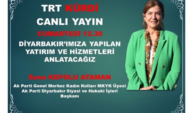 Suna KEPOLU TRT KÜRDİ'de