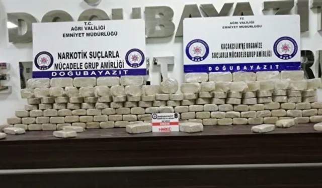 Ağrı’da 285 kilogram eroin ele geçirildi