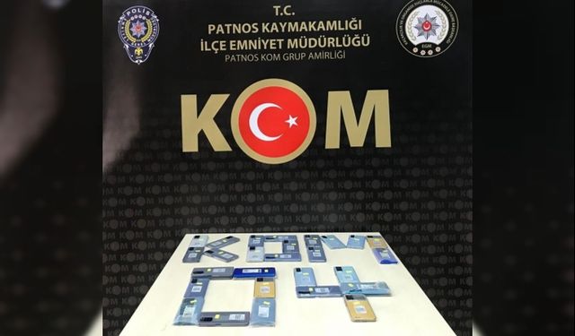 Ağrı’da 350 bin liralık kaçak cep telefonu!