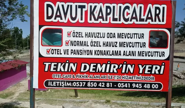 Diyadin’deki Davut Kaplıcaları, şifa üssü olmaya aday!
