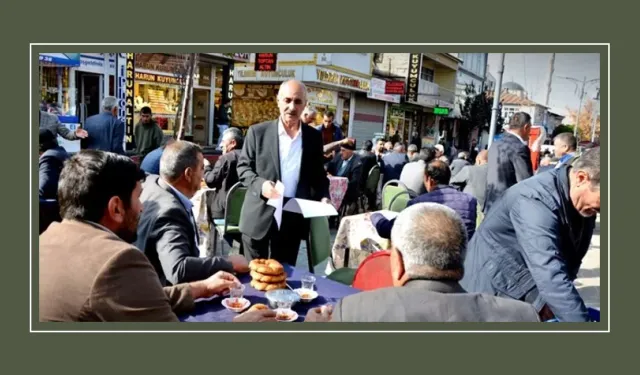 Patnos Belediyesi Başkanı Savcı, vatandaşlara ikramlarda bulundu!