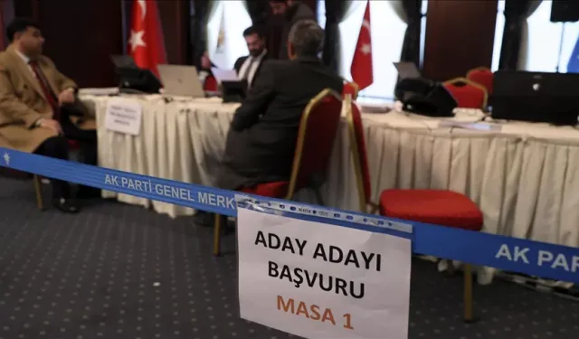 AK Parti’de adaylık süreci başladı!
