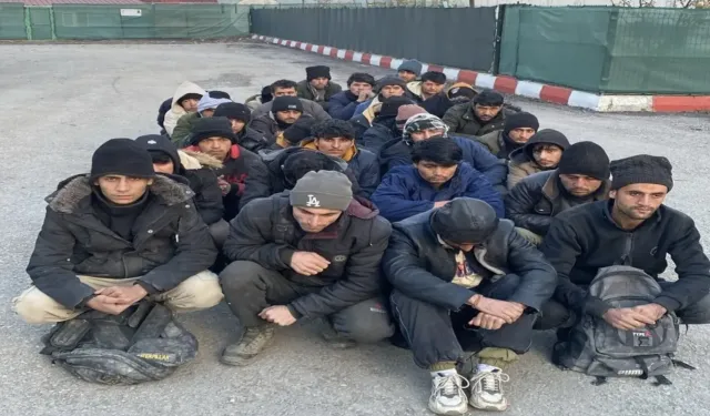Ağrı'da 30 göçmen yakalandı!