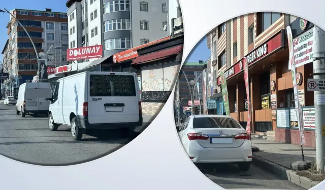 Ağrı'da yol kenarına araç park sorunu artıyor!