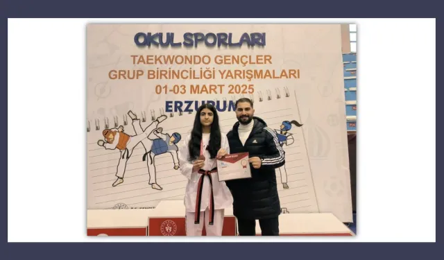 Ağrılı genç sporcu, gurur kaynağı oldu
