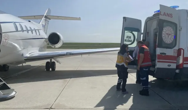 Ağrı’daki 2 yaşındaki çocuk, ambulans uçakla Ankara’ya sevk edildi!
