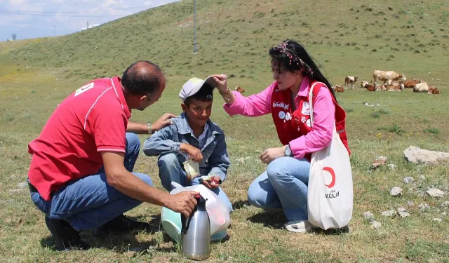 Ağrı'daki iyiliğin adı: Türk Kızılayı