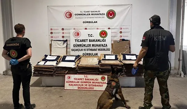 Ağrı’da 1 ton yasaklı madde ele geçirildi!