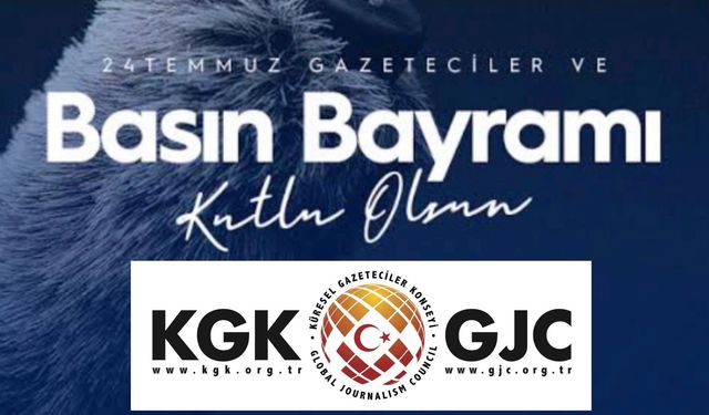 KGK Genel Başkanı Dim'den 24 Temmuz Gazeteciler ve Basın Bayramı mesajı