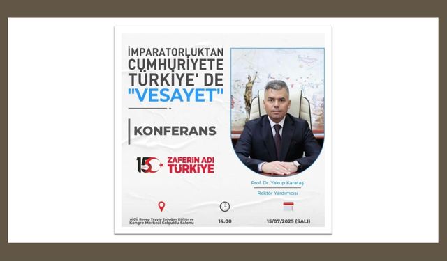 Prof. Dr. Karataş’tan AİÇÜ’de Anlamlı Konferans