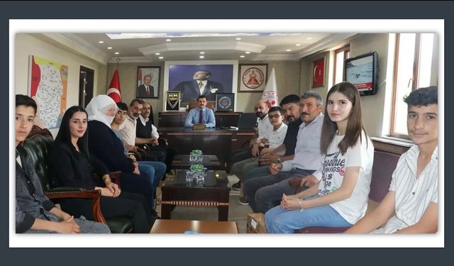 Tutak Kaymakamı Coşkun, başarılı öğrencileri misafir etti