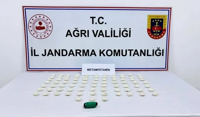 Ağrı’da 786 gram metamfetamin ele geçirildi!