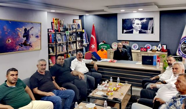Ağrı 1970 Spor Kulüp Başkanı Ufuk Balkis’ten ASKF’ye Ziyaret