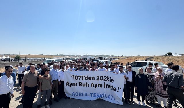 Ağrı’dan Malazgirt’e 3 Bin 500 Kişilik Zafer Yürüyüşü