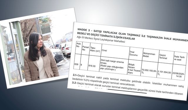 Başkan Aras, Ağrı Belediyesi'nin arsalarını satıyor!