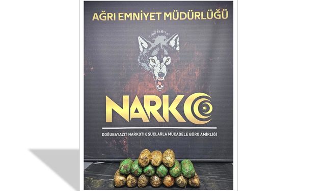 Ağrı’da 18 kilo yasaklı madde ele geçirildi!