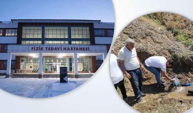 Ağrı Fizik Tedavi Hastanesi’ndeki su sorunu çözüldü