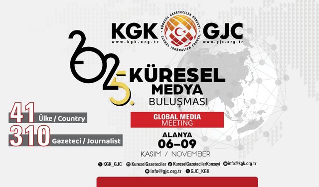 KGK “5. Küresel Medya Buluşması” Alanya’da başlıyor