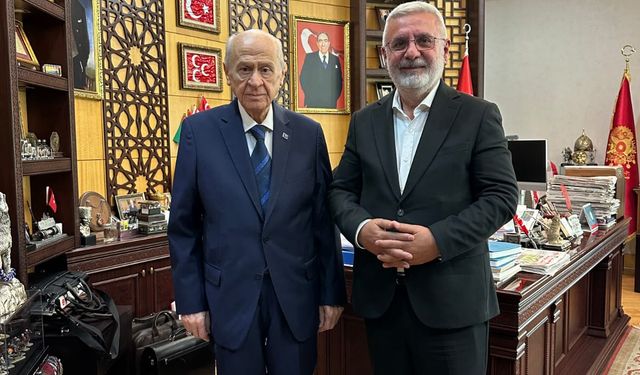 Mehmet Metiner, Devlet Bahçeli’yi ziyaret etti