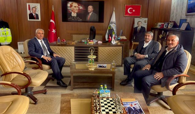 İki Çalışkan Başkan Bir Araya Geldi