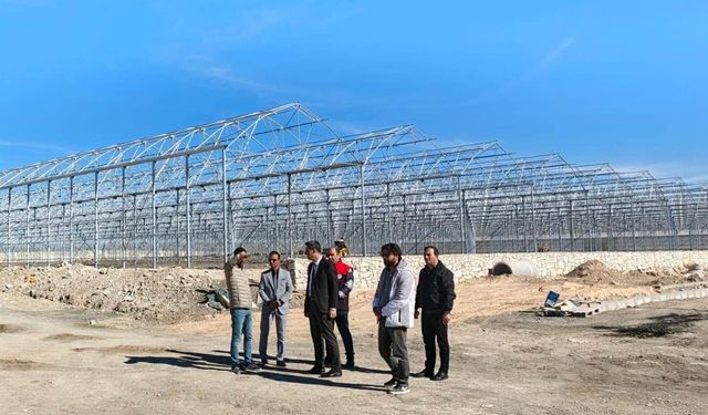 Ağrı İl Tarım ve Orman Müdürü Hüseyinoğlu’ndan yeni seralara ziyaret