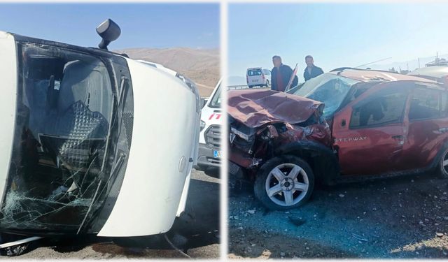 Ağrı’da iki araç çarpıştı, 1 kişi hayatını kaybetti!