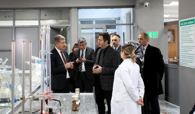 AİÇÜ Rektörü Prof. Dr. Gülçin’den Kürşad Erdoğan’a ziyaret