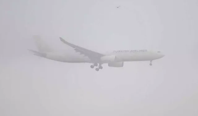 Ağrı’da yoğun sis hava trafiğini etkiledi