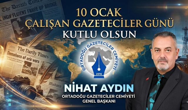 OGC Genel Başkanı Aydın’dan, 10 Ocak Çalışan Gazeteciler Günü Mesajı
