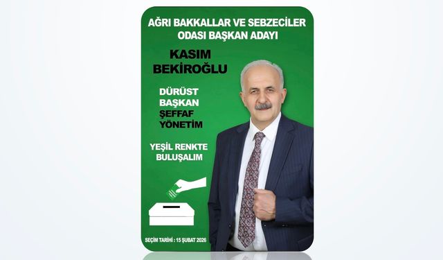 Kasım Bekiroğlu: “Yeşil Renkte Buluşalım, Esnafın Gücüyle Kazanalım”