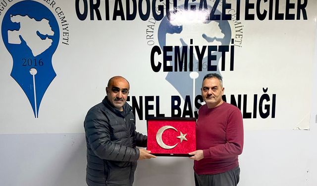 Ortadoğu Gazeteciler Cemiyeti’ne Anlamlı Ziyaret