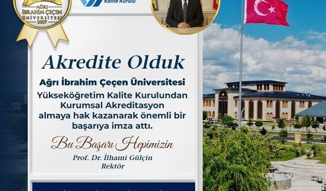 AİÇÜ, YÖKAK’tan İlk Kez Kurumsal Akreditasyon Almaya Hak Kazandı