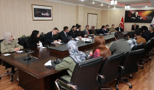 Vali Önder Bozkurt Başkanlığında Üniversite Güvenlik Toplantısı Yapıldı