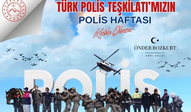 Vali Dr. Önder Bozkurt’tan Polis Haftası Mesajı
