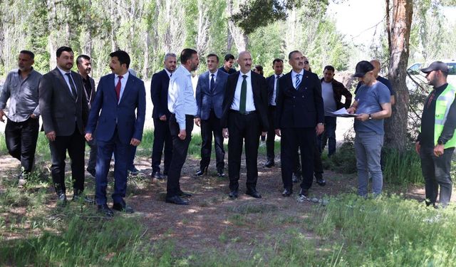 Bakan Yardımcısı Cangir ve Vali Bozkurt Sahada İncelemelerde Bulundu