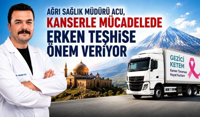 Ağrı İl Sağlık Müdürlüğü’nün Gezici KETEM Aracı Kentin Dört Bir Yanında Tarama Yapıyor