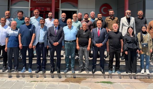 Ağrı Gençlik ve Spor İl Müdürü Ahmet Çelebi, Basın Mensuplarıyla Bir Araya Geldi.