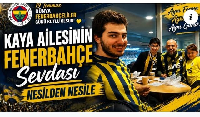 Eski Milletvekili Cemal Kaya’nın Fenerbahçe Sevdası Oğullarına da Geçti