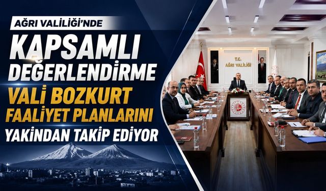 Vali Bozkurt Faaliyet Planlarını Yakından Takip Ediyor